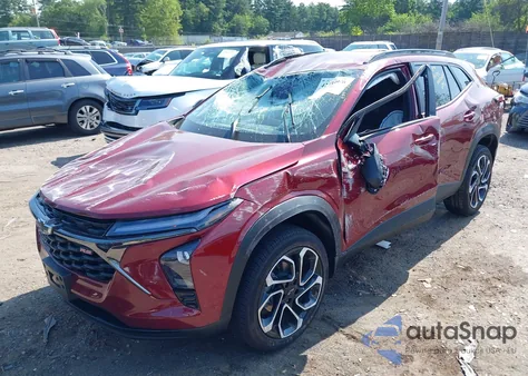 2025 Chevrolet Trax 2Rs из США, поврежденный, VIN KL77LJEP6SC214037